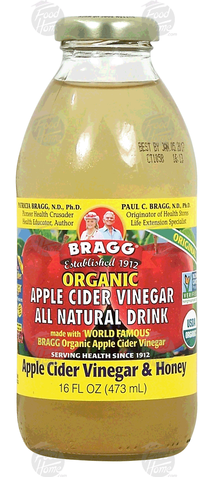 Bragg  organic apple cider vinegar & honey all natural drink Full-Size Picture